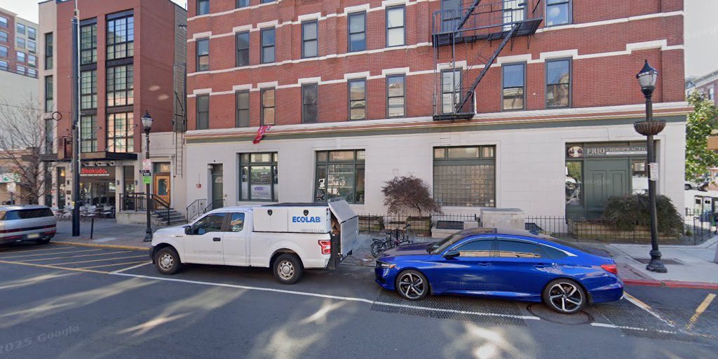 Street view of the 1321 Washington Street block
